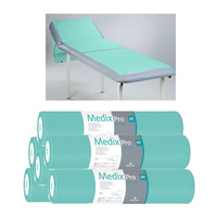 Podkład higieniczny na rolce 50cm x 80cm zielony podfoliowany 54g MedixPro 300szt