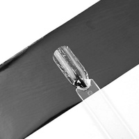 Folia transferowa do paznokci - holograficzna, czarna, 1m