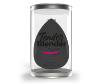 Gąbka do Makijażu Tender Blender, Super Miękka, Czarna - Idealna do Precyzyjnego Aplikacji Podkładu i Kosmetyków Uzupełniających