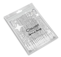 Aplikatory do błyszczyka - brokat czarny, 50szt.