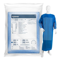 Fartuch chirurgiczny wzmocniony sterylny L z mankietem (włóknina SMMMS 35g + 40g) 1szt