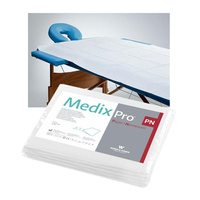Prześcieradło jednorazowe 77cm x 210cm białe 40g MedixPro 10szt