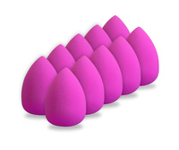 Gąbeczki - Zestaw 10szt. Gąbka Super Miękka do Makijażu Blender Łezka - Róż