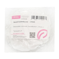 Opaska kosmetyczna do włosów biała 10szt