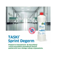 Koncentrat do dezynfekcji i mycia powierzchni Taski Sprint Degerm 1l 6op