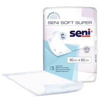 Podkład chłonny na łóżko 90cm x 60cm Seni Soft Super 5 szt