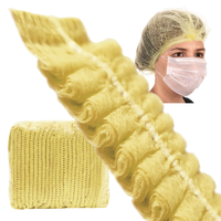 Czepek jednorazowy żółty clip flizelina 12g 100szt