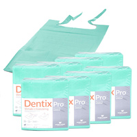 Śliniak dentystyczny z kieszonką 39cm x 48cm zielony podfoliowany 54g DentixPro 400szt