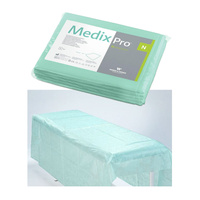 Prześcieradło jednorazowe 160cm x 210cm zielone 20g MedixPro 5szt