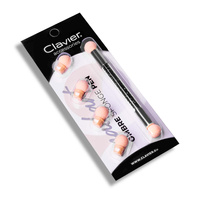 Pędzelek do ombre gąbki stempel do lakierów hybryd, kryształki czarne