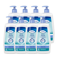 Krem do mycia Tena Wash Cream 1l x 8szt