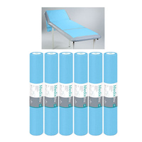 Podkład higieniczny na rolce 70cm x 50cm niebieski podfoliowany 54g MedixPro 480szt