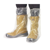 Ochraniacze na buty foliowe wysokie z gumką 50szt (25 par)