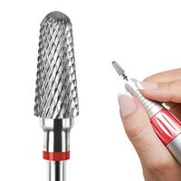 Frez Karbidowy z Węglika Spiekanego, stożek 3/32 Umbrella(F)- czerwony (delikatny)