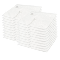 Podkład na zagłówek typu rogal duży 33cm x 40cm biały włóknina 50szt x 20op