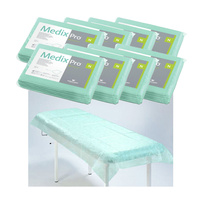 Prześcieradło jednorazowe 80cm x 210cm zielone 20g MedixPro 80szt