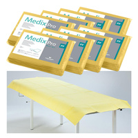 Prześcieradło jednorazowe 77cm x 210cm żółte podfoliowane 54g MedixPro 40szt