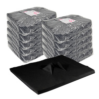 Podkład higieniczny pod głowę z nacięciem x na twarz czarny 100szt x 10op