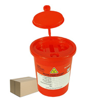 Pojemnik na odpady medyczne 0,7l czerwony Neuplast 70szt