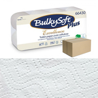 Papier toaletowy mocny 23m biały 3 warstwy Bulkysoft Excelence 96 rolek