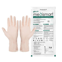 Rękawiczki chirurgiczne sterylne 7.0 lateksowe pudrowane Medismart 1 para