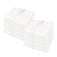 Podkład na zagłówek typu rogal 29cm x 36cm biała włóknina 100szt x 10op