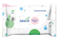 Chusteczki nawilżane biodegradowalne SanaSet Baby Care