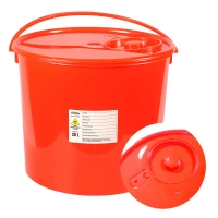 Pojemnik na odpady medyczne 20l czerwony Intergos 1szt