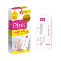 Domowy test ciążowy PINK płytkowy super czuły 10 mlU/ml 1szt