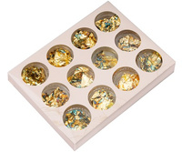 Folia Płatki do Zdobień Paznokci - Złota - 04