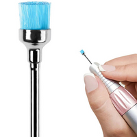 Frez Szczoteczka Do Czyszczenia Frezów Paznokci - niebieska