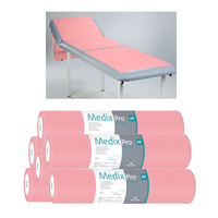 Podkład higieniczny na rolce 60cm x 50cm różowy podfoliowany 54g MedixPro 480szt