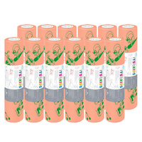 Podkład dla dzieci na rolce 33cm x 50cm morelowy podfoliowany 54g Its4kids 600szt