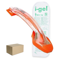 Maska krtaniowa I gel rozmiar 5 dla dużego dorosłego maska oddechowa intubacyjna żelowa I-gel 25 szt