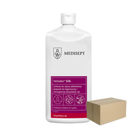 Alkoholowy płyn do higienicznej i chirurgicznej dezynfekcji rąk Velodes Silk 500ml 24op