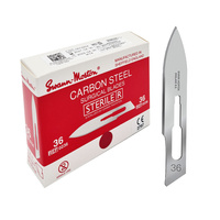 Ostrze chirurgiczne 36 sterylne 100szt stal węglowa Swann-Morton