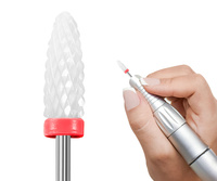 Frez Ceramiczny, BULLET (F), delikatny (czerwony)