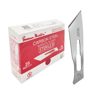 Ostrze chirurgiczne 25 sterylne 100szt stal węglowa Swann-Morton