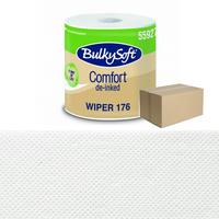 Czyściwo papierowe ekonomiczne 176m 2 warstwy Bulkysoft Comfort de-inked 6 rolek