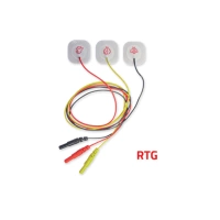 Elektrody dla noworodków EKG EK-1/23 RTG włóknina hydrożel 23mm x 23mm przewód 50cm 3szt