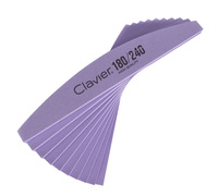 Polerka do Paznokci, Łódka - gradacja 180/240 - fioletowa - 10szt.