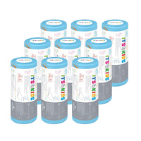 Podkład dla dzieci na rolce 50cm x 80cm niebieski podfoliowany 54g Its4kids 225szt