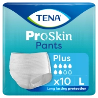 Pieluchomajtki TENA Slip ProSkin Plus L 10 sztuk
