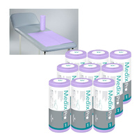 Podkład higieniczny na rolce 50cm x 80cm fioletowy podfoliowany 54g MedixPro 225szt