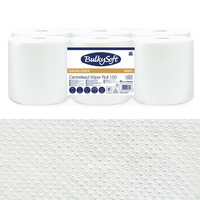 Ręcznik papierowy maxi chłonny grubszy 150m 2 warstwy do systemu one-to-one biały Bulkysoft Premium 6 rolek