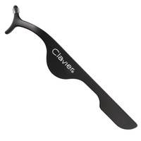 Pęseta do Aplikacji Sztucznych Rzęs - Clavier - Kolor czarny