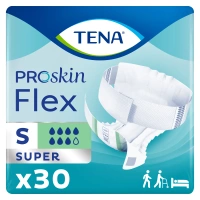 Pieluchomajtki TENA Flex ProSkin Super S 30 szt