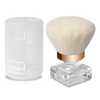 Pędzel do odpylania pyłu w etui, do paznokci, do makijażu, okrągły - white