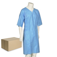 Koszula do szpitala zabiegowa dla pacjenta jednorazowa SMS 35g 100szt