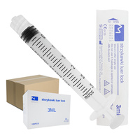 Strzykawka 3ml luer lock trzyczęściowa Medical Brokers 100szt 20op